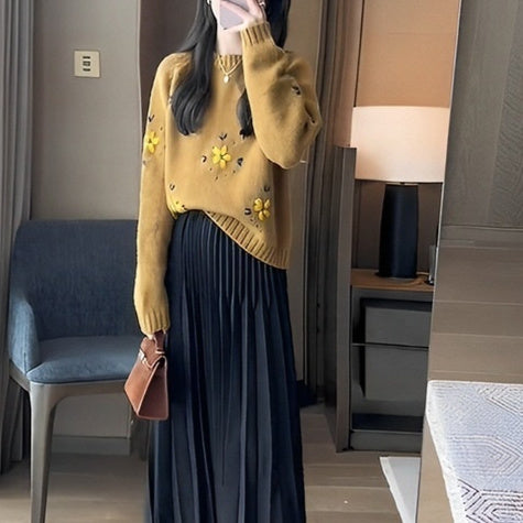 Women’s Vintage Embroidered Sweater