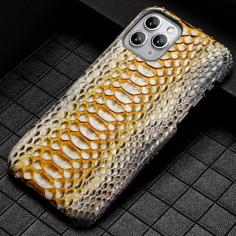 Luxury Python Leather Phone Case
