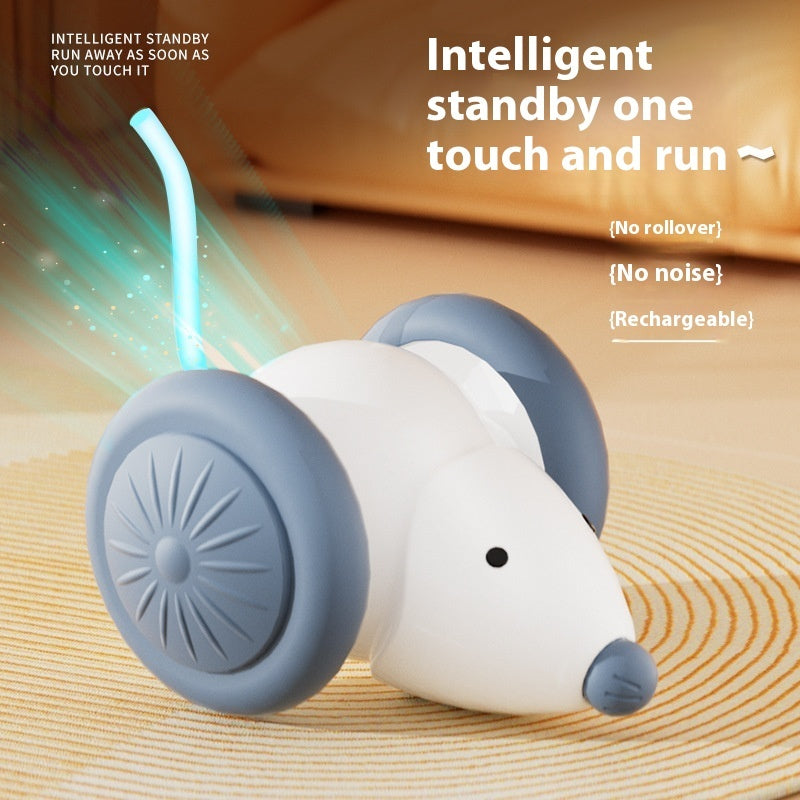 Electric Interactive Cat Mouse Toy Car