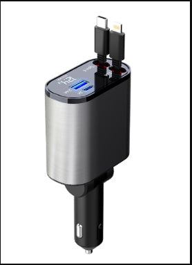 100W Metal Fast Car Charger
