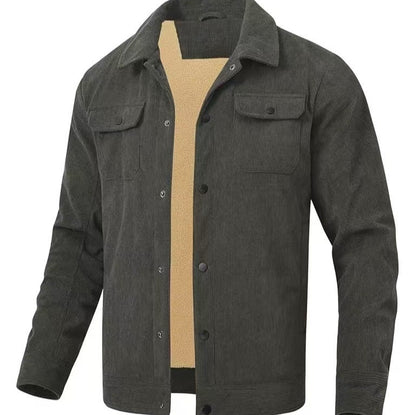 Casual Single-Breasted Lapel Coat