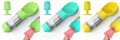 3-in-1 Portable Dog Water Bottle