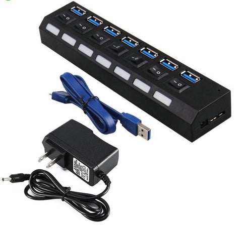 High-Speed USB 3.0 Hub (7 Port)
