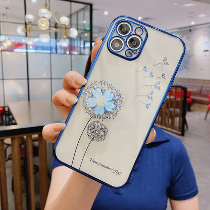 3D Flower Spin Stand Phone Case