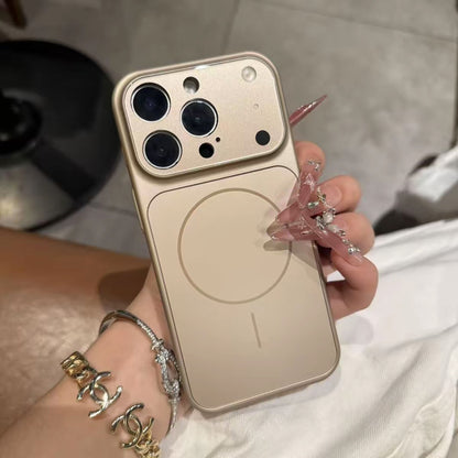 Magnetic Frosted Glass MagSafe Phone Case