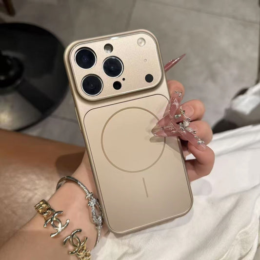 Magnetic Frosted Glass MagSafe Phone Case