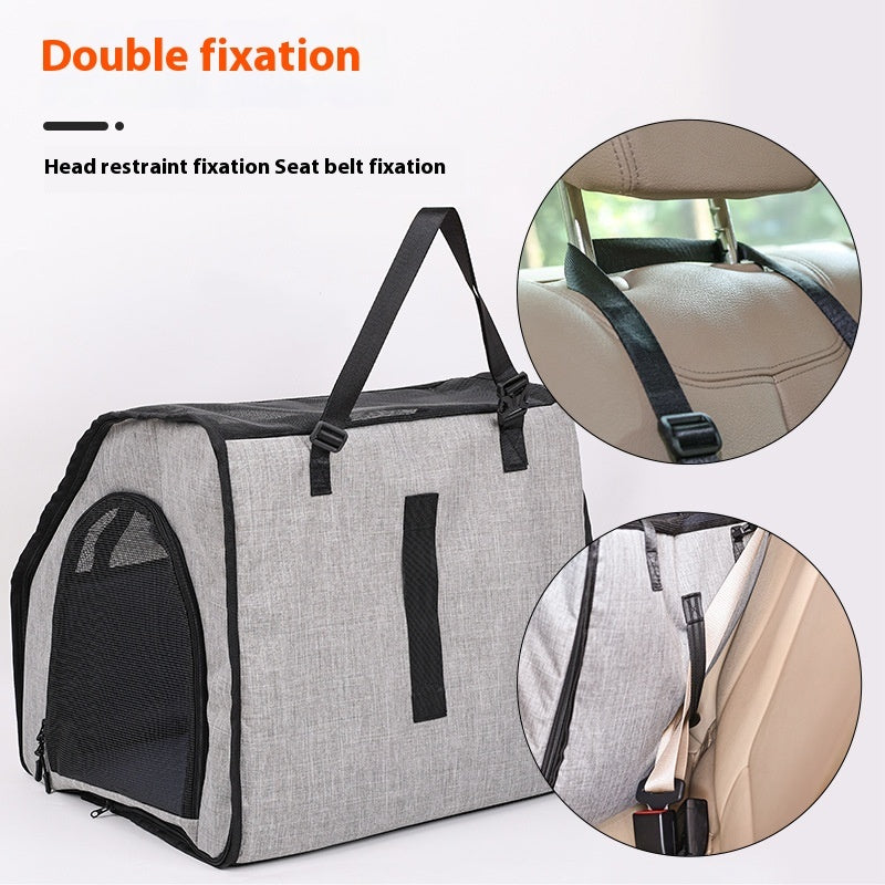 Foldable Car Pet Cage