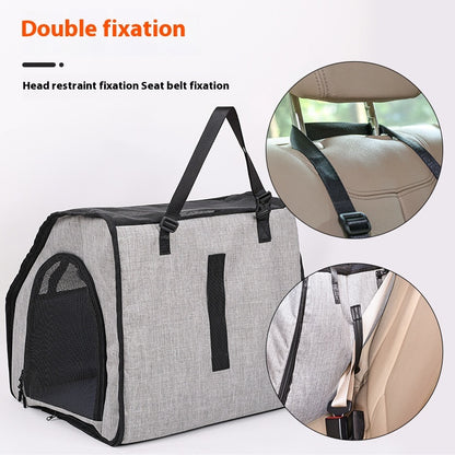 Foldable Car Pet Cage
