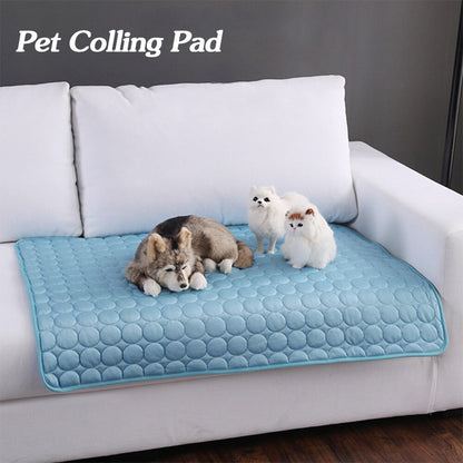 Cooling Ice Silk Pet Bed Mat