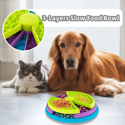 Slow Feeder Anti-Choking Pet Bowl