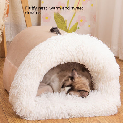Portable Warm Pet Nest Bed