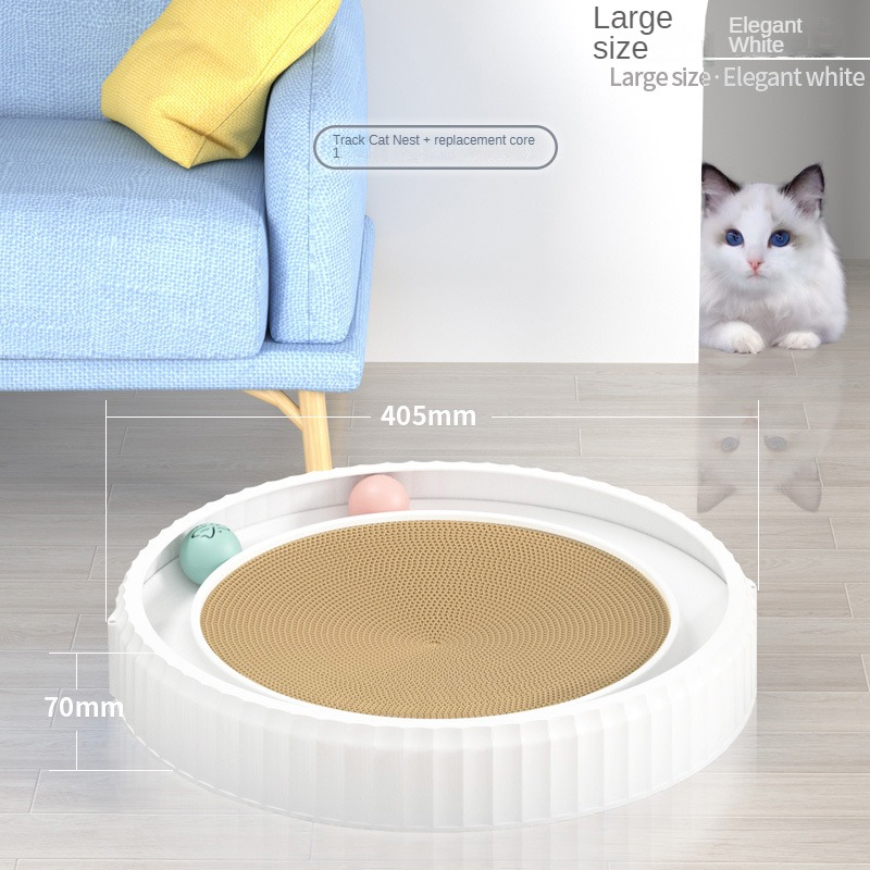 Round Wear-Resistant Cat Scratching Board