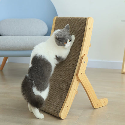 Deformable Corrugated Cat Scratch Bed