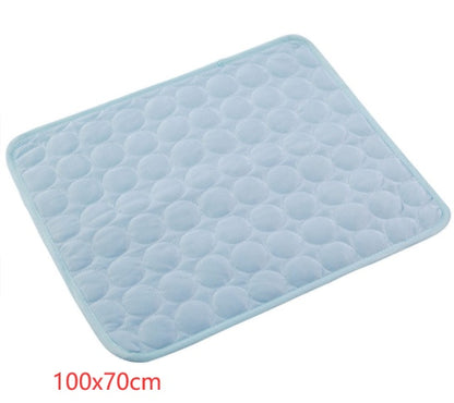 Cooling Ice Silk Pet Bed Mat