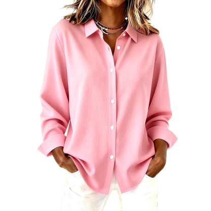 Women’s Long Sleeve Plaid Button Shirt