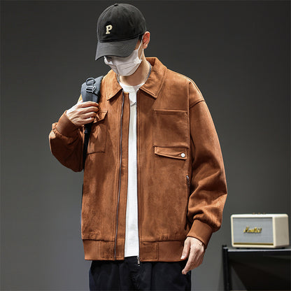 Men's Lapel Jacket Casual Outerwear