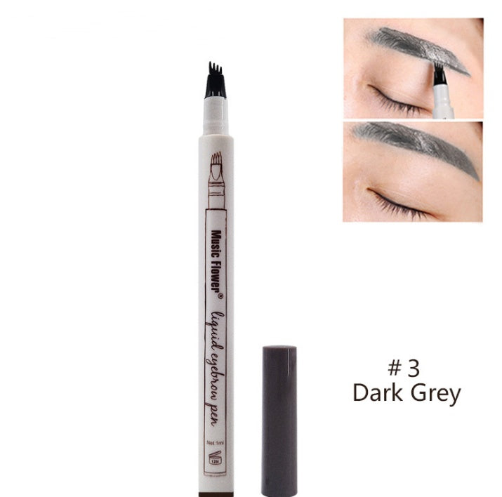 Waterproof 4-Fork Eyebrow Tattoo Pen