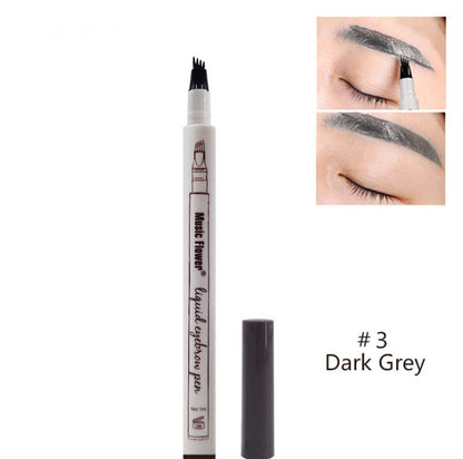 Waterproof 4-Fork Eyebrow Tattoo Pen