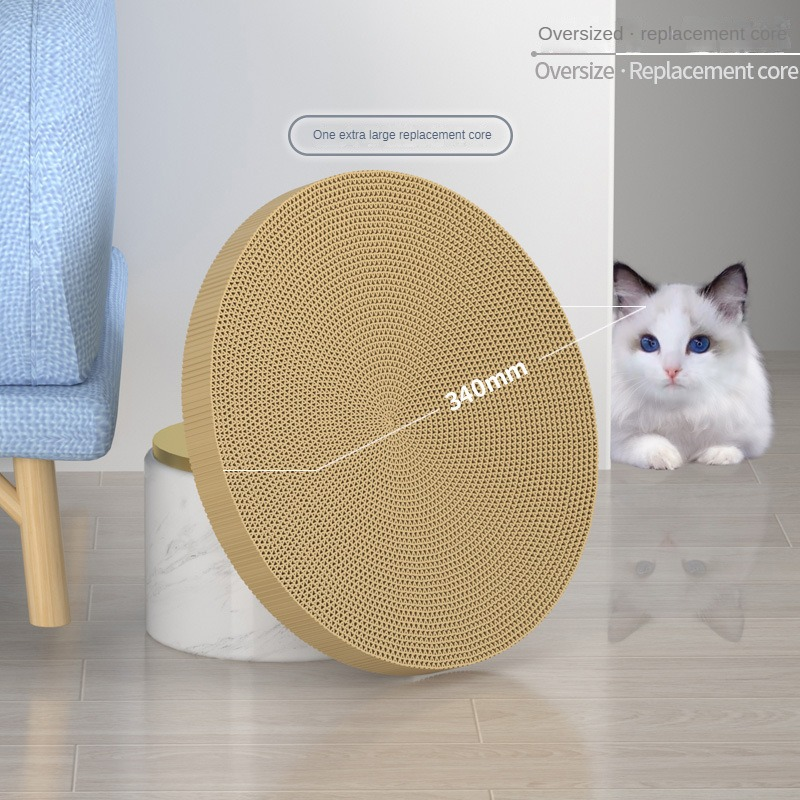 Round Wear-Resistant Cat Scratching Board