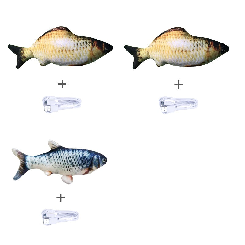Electric Jumping Fish Cat Toy