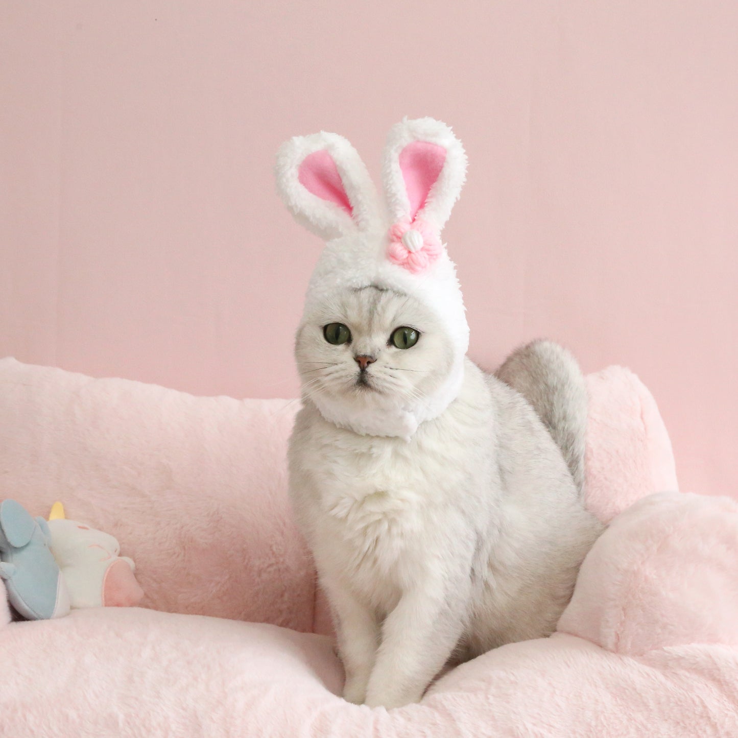 Plush Cartoon Cat Dog Rabbit