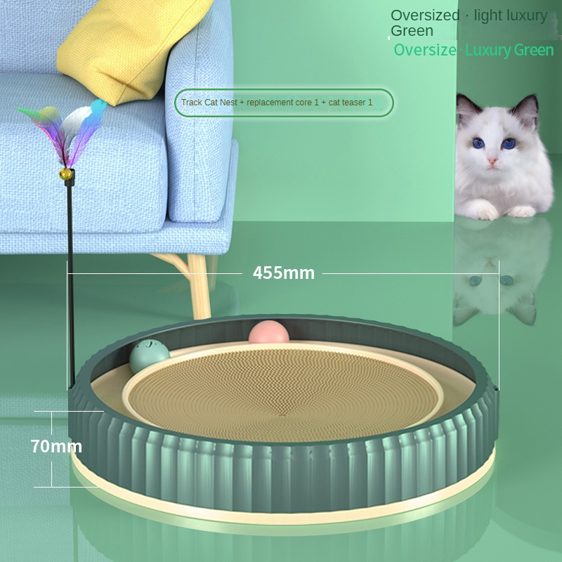 Round Wear-Resistant Cat Scratching Board