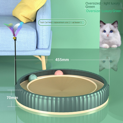 Round Wear-Resistant Cat Scratching Board