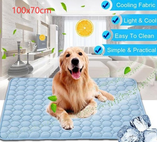 Cooling Ice Silk Pet Bed Mat