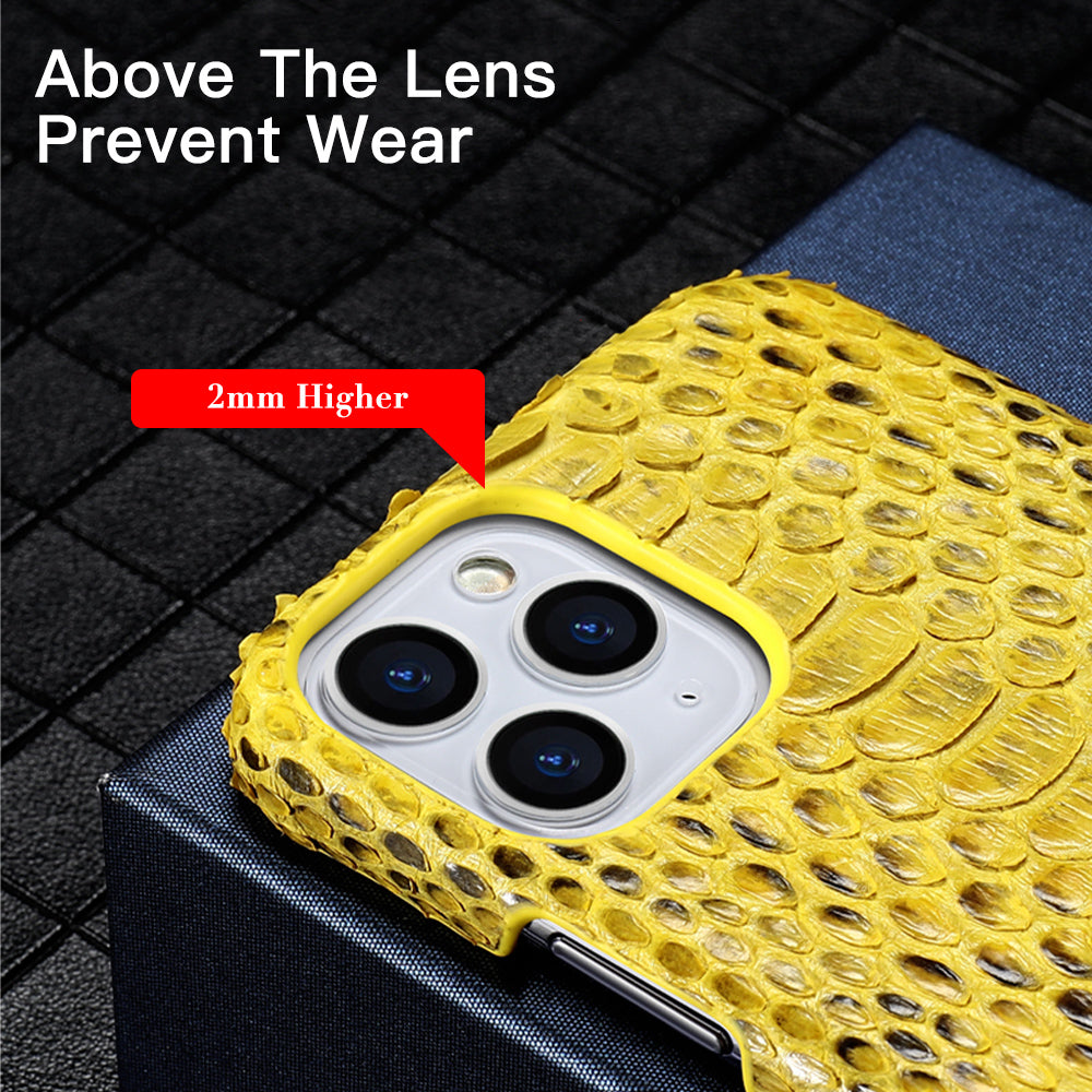Luxury Python Leather Phone Case