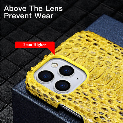 Luxury Python Leather Phone Case