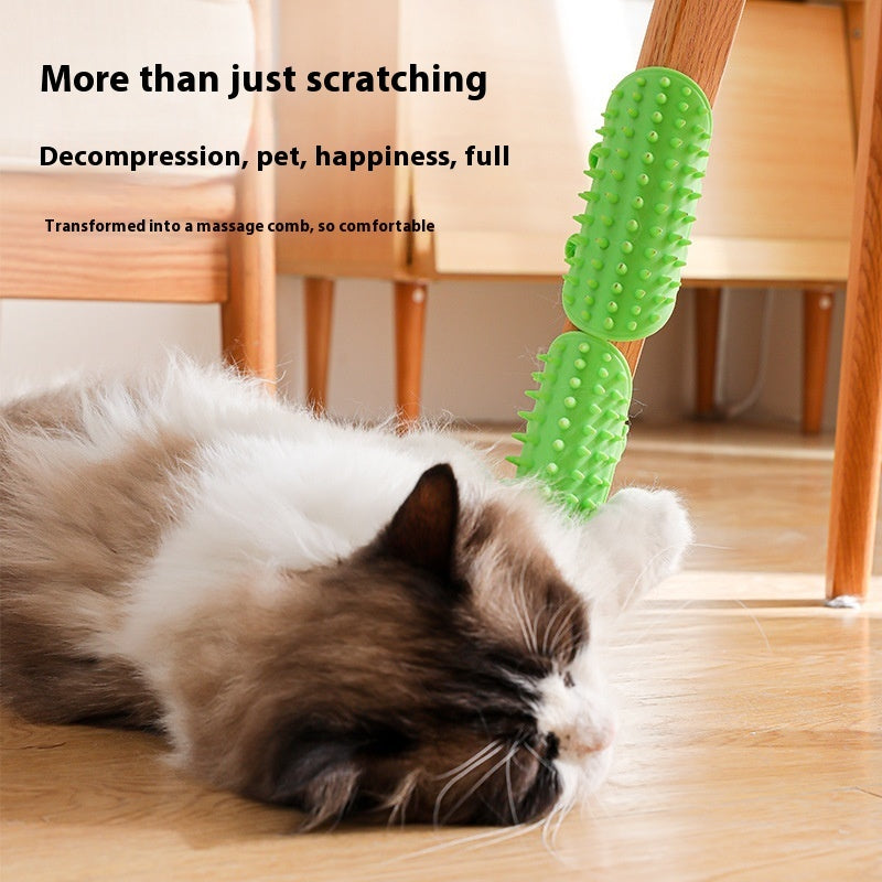 Self-Cleaning Wall Cat Grooming Brush