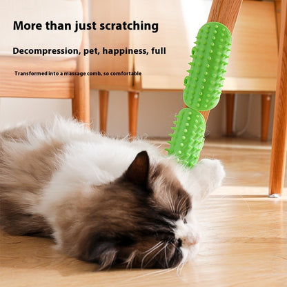 Self-Cleaning Wall Cat Grooming Brush