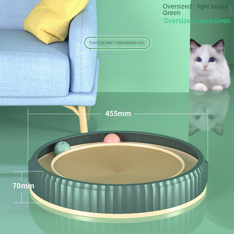 Round Wear-Resistant Cat Scratching Board