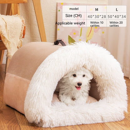Portable Warm Pet Nest Bed