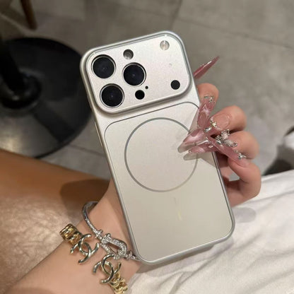 Magnetic Frosted Glass MagSafe Phone Case