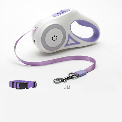 Retractable Dog Leash with LED Light