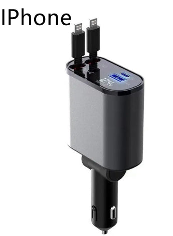 100W Metal Fast Car Charger