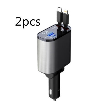 100W Metal Fast Car Charger