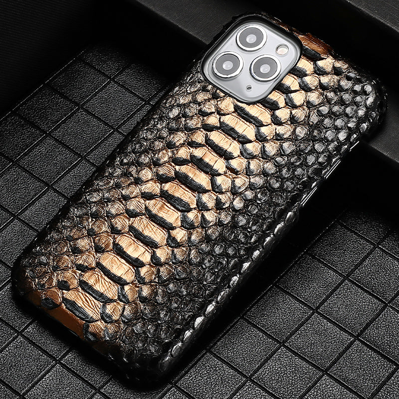 Luxury Python Leather Phone Case