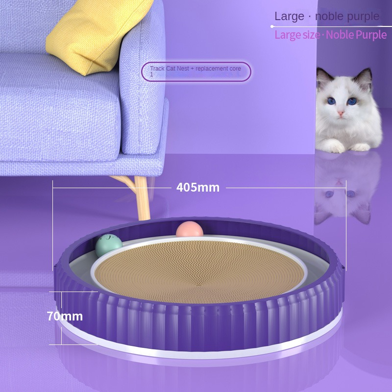 Round Wear-Resistant Cat Scratching Board