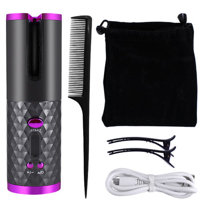 Rechargeable Automatic Hair Curler with LCD