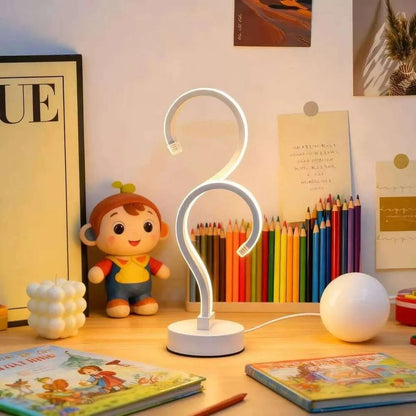 Creative Double Question Mark LED Desk Lamp
