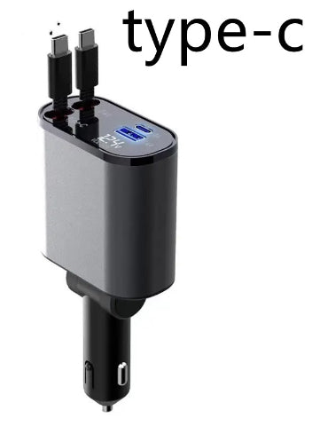 100W Metal Fast Car Charger
