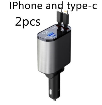 100W Metal Fast Car Charger