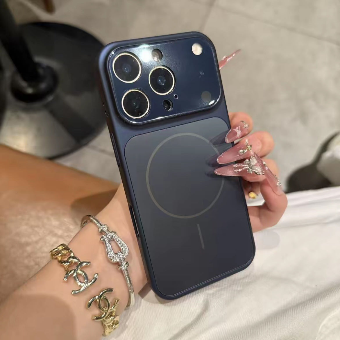 Magnetic Frosted Glass MagSafe Phone Case