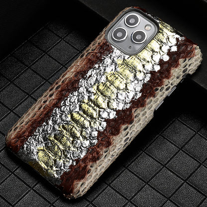 Luxury Python Leather Phone Case