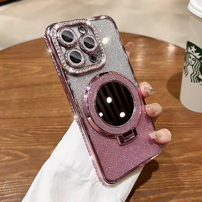 Glitter Mirror Stand Phone Case