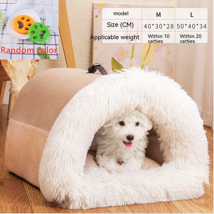 Portable Warm Pet Nest Bed