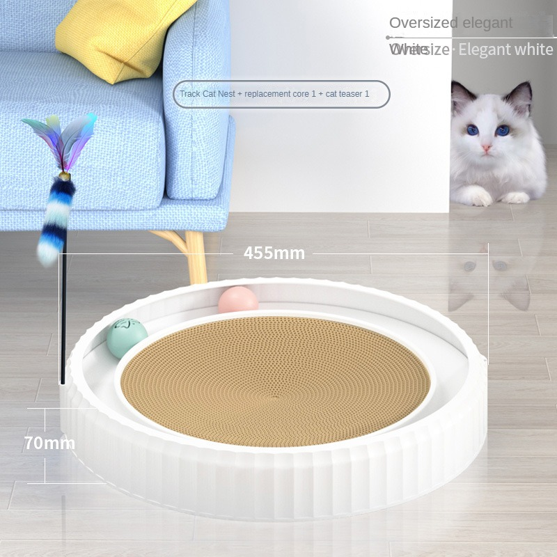 Round Wear-Resistant Cat Scratching Board
