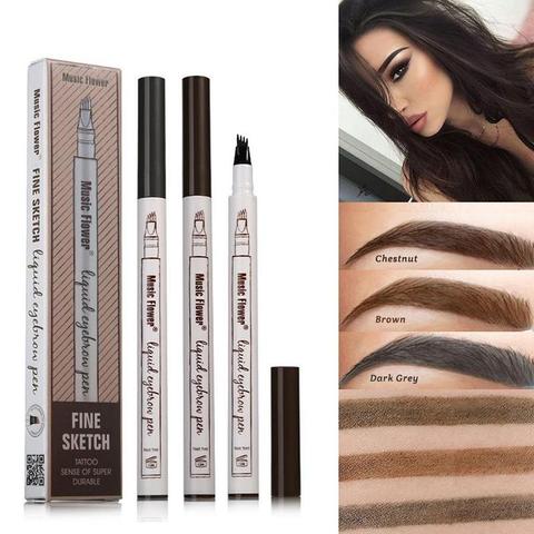Waterproof 4-Fork Eyebrow Tattoo Pen